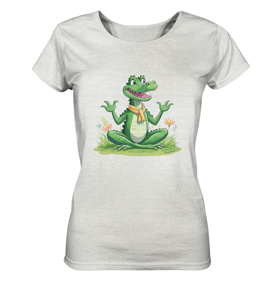 Yoga Crocodile - Ladies Organic Shirt