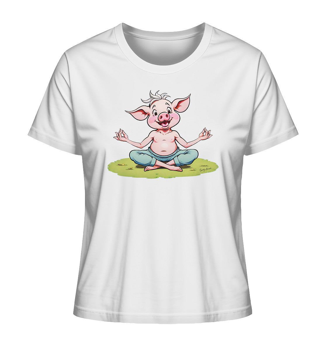 Yoga Pork - Ladies Organic Shirt