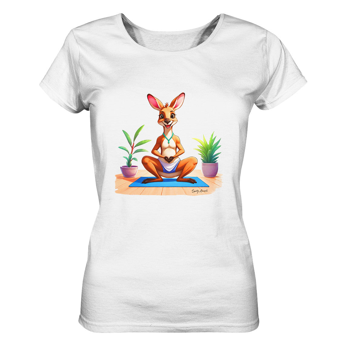 Yoga Kangaroo - Ladies Organic Shirt