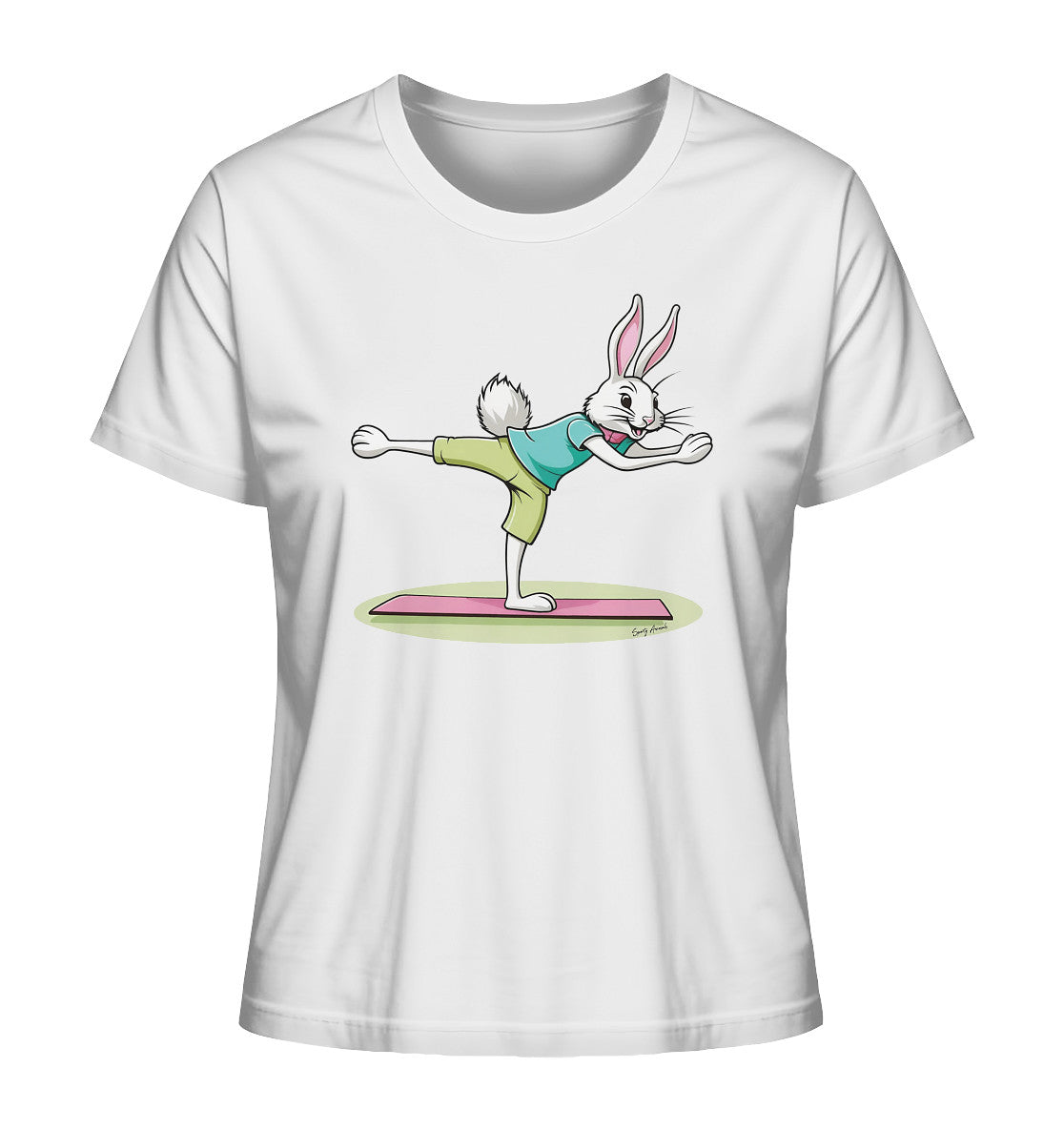 Pilates Bunny - Ladies Organic Shirt