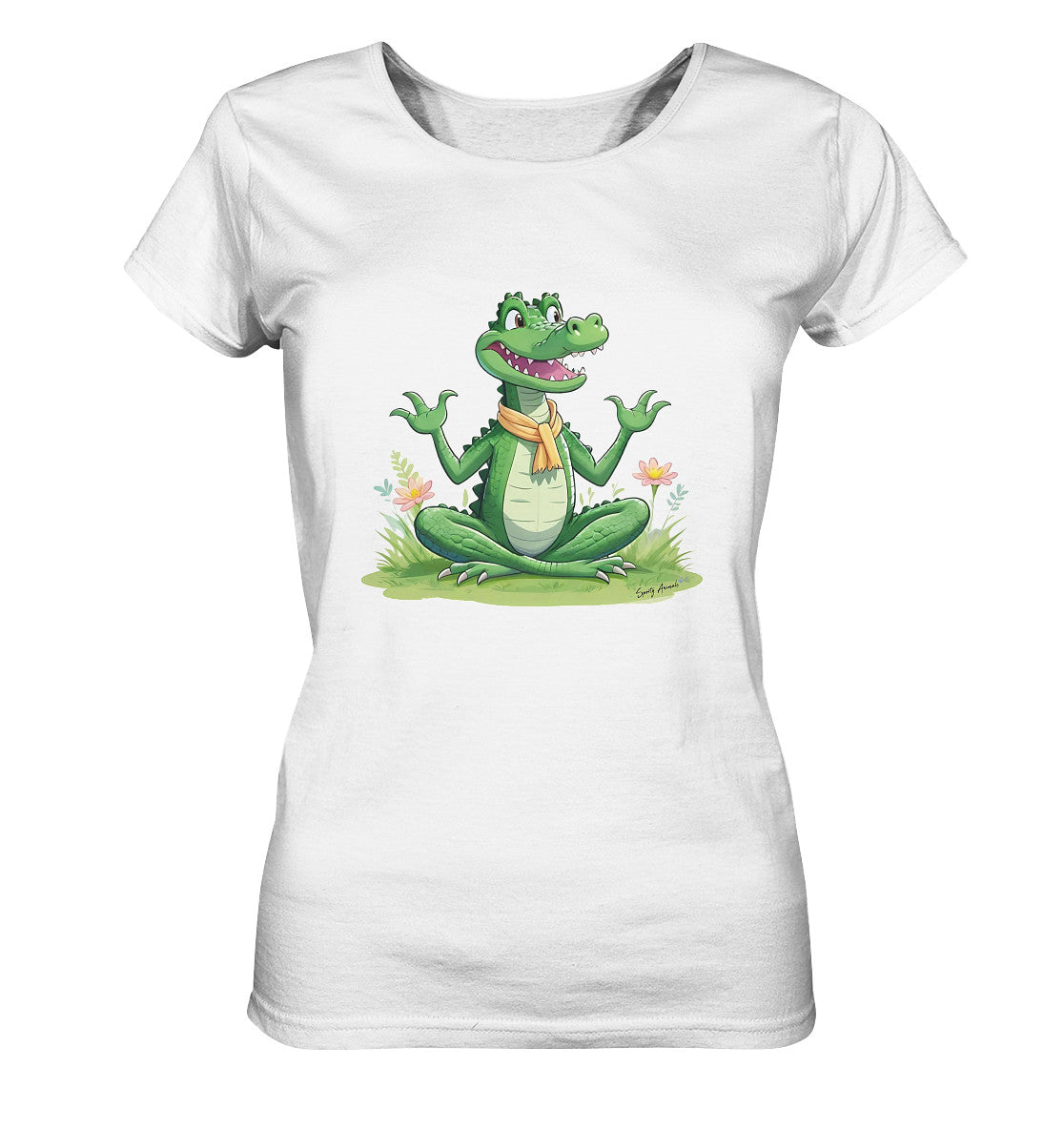 Yoga Crocodile - Ladies Organic Shirt