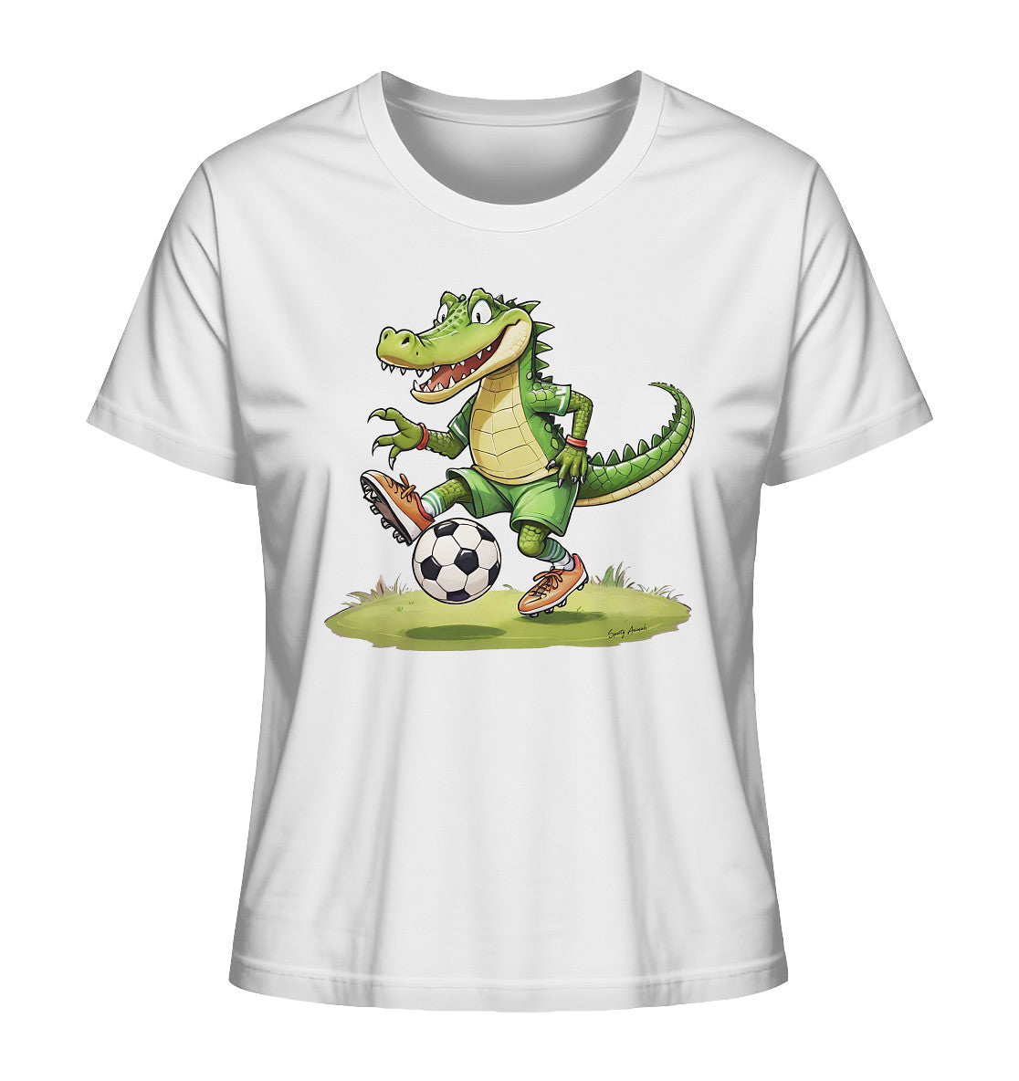 Soccer Crocodile - Ladies Organic Shirt