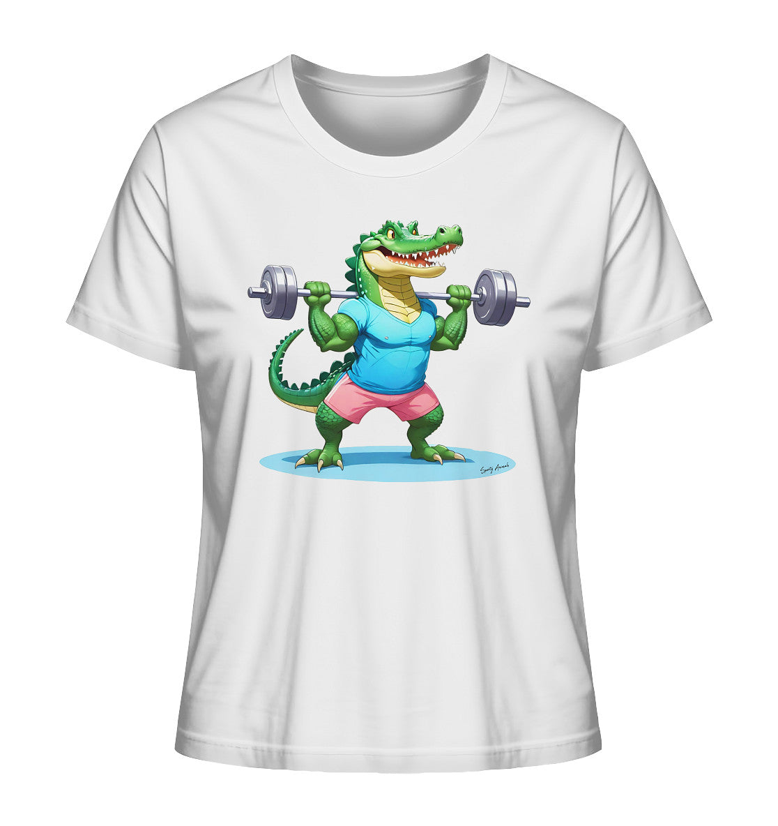 Fitness Crocodile - Ladies Organic Shirt