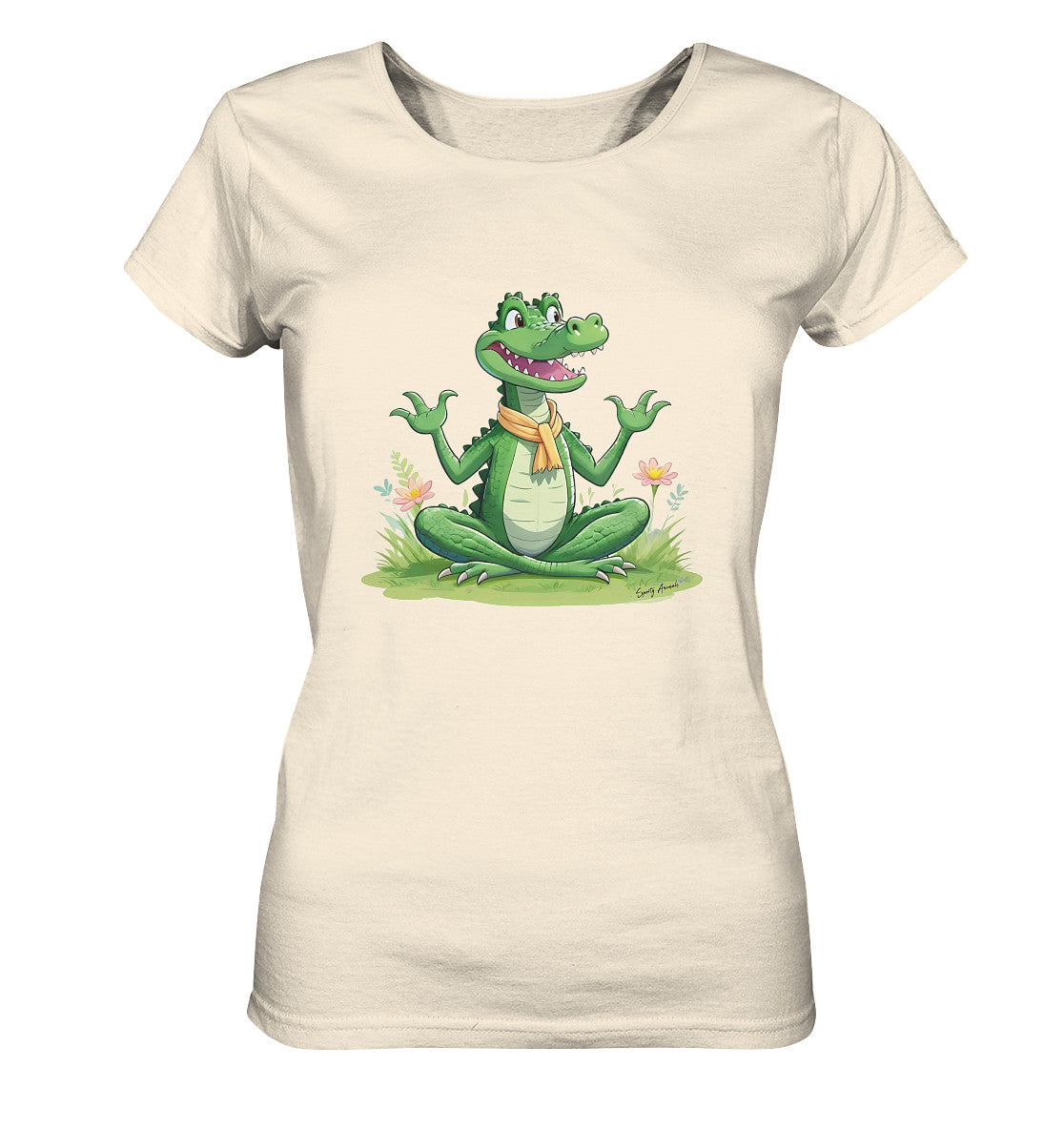 Yoga Crocodile - Ladies Organic Shirt