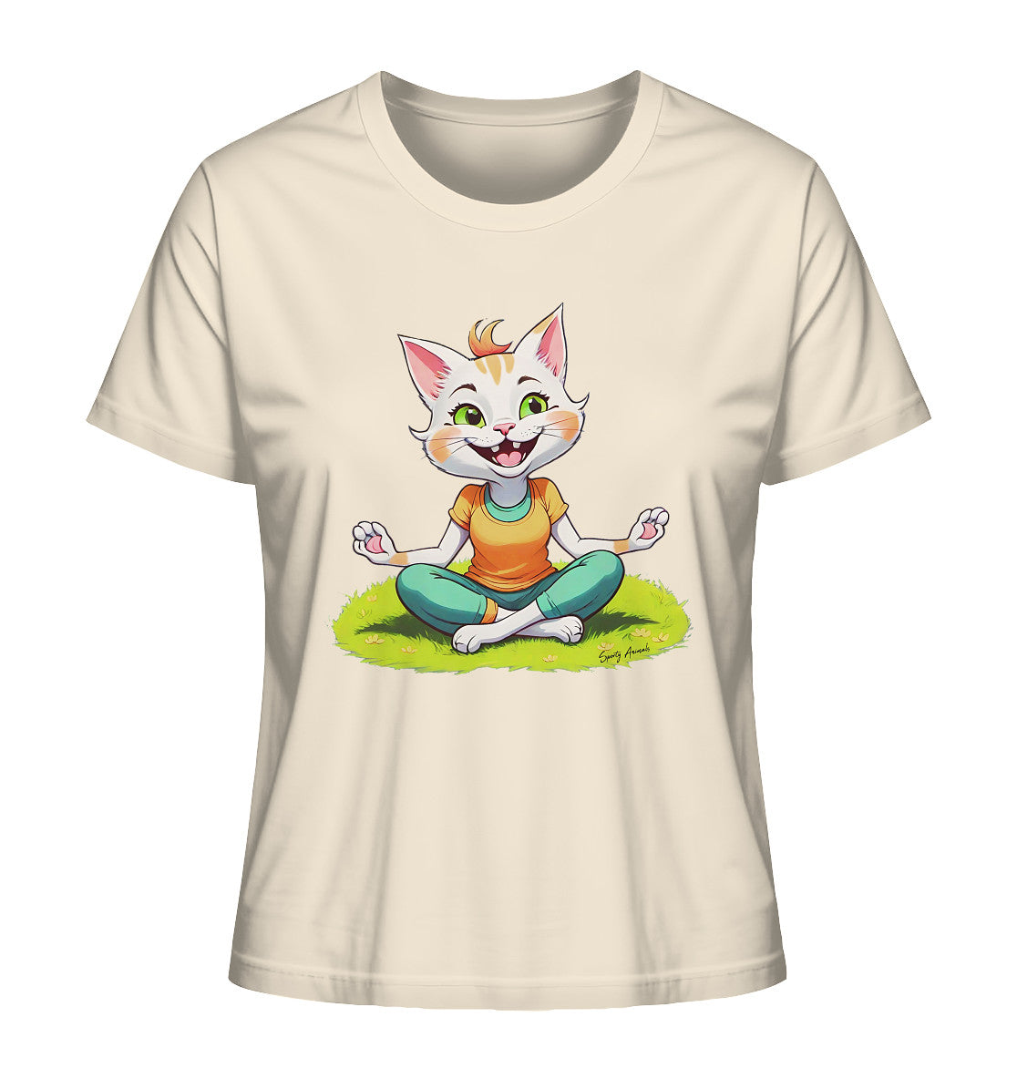 Yoga Cat - Ladies Organic Shirt