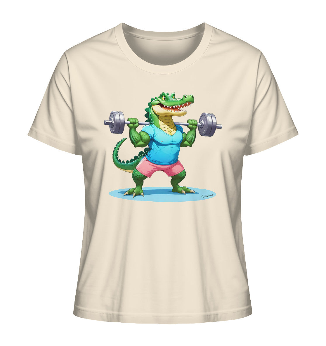 Fitness Crocodile - Ladies Organic Shirt