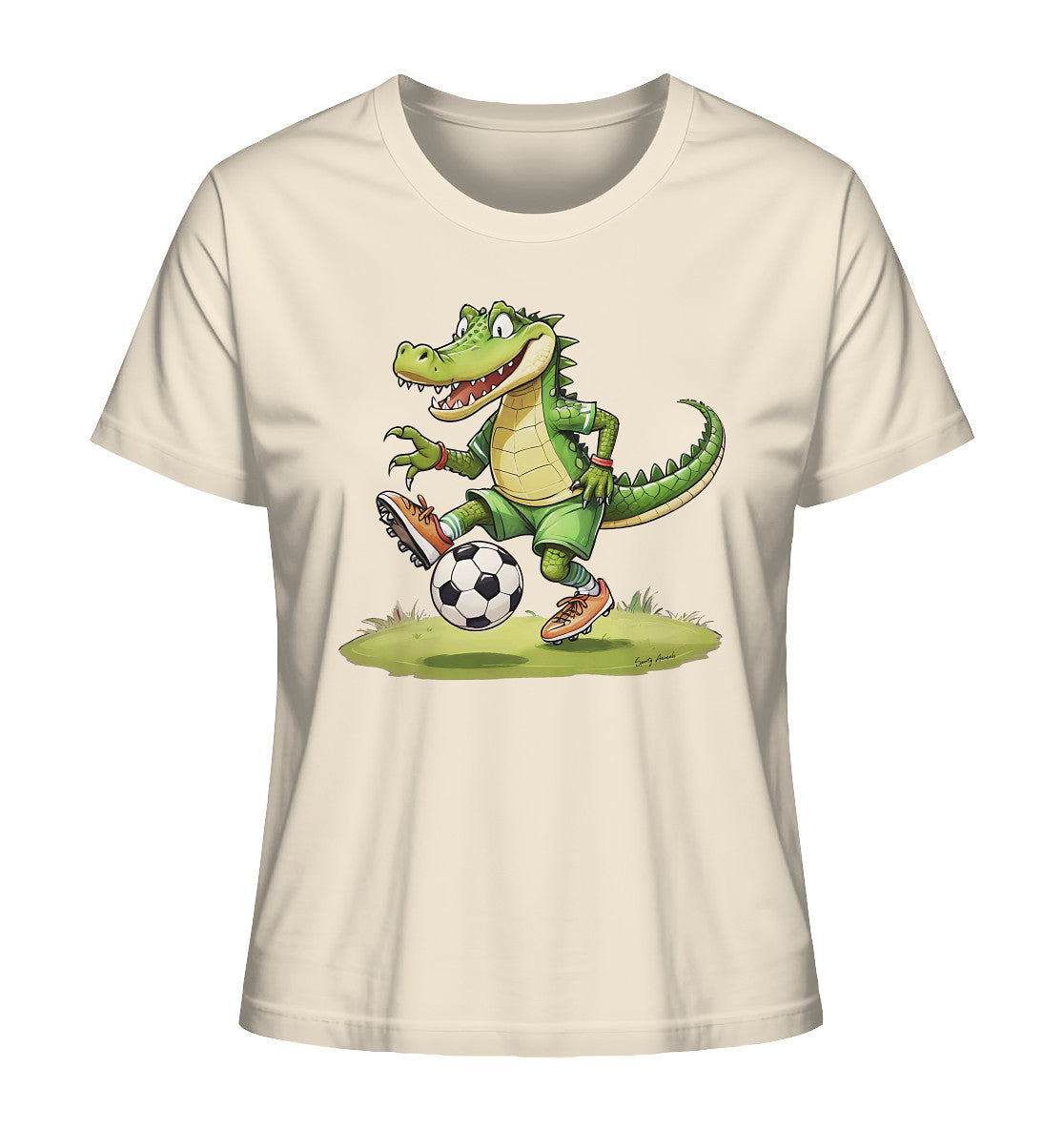 Soccer Crocodile - Ladies Organic Shirt