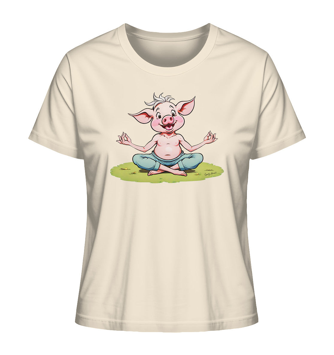 Yoga Pork - Ladies Organic Shirt