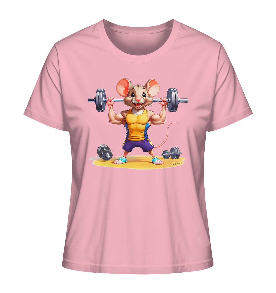 Fitness Mouse - Ladies Organic Shirt