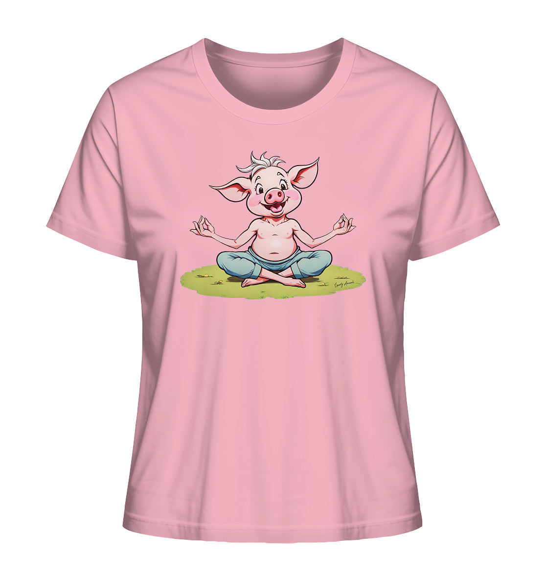 Yoga Pork - Ladies Organic Shirt