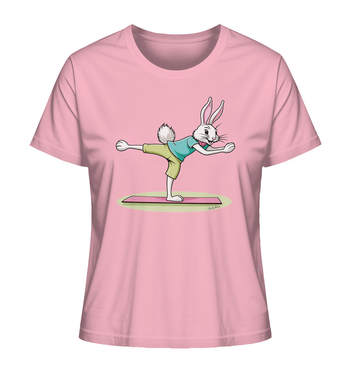 Pilates Bunny - Ladies Organic Shirt