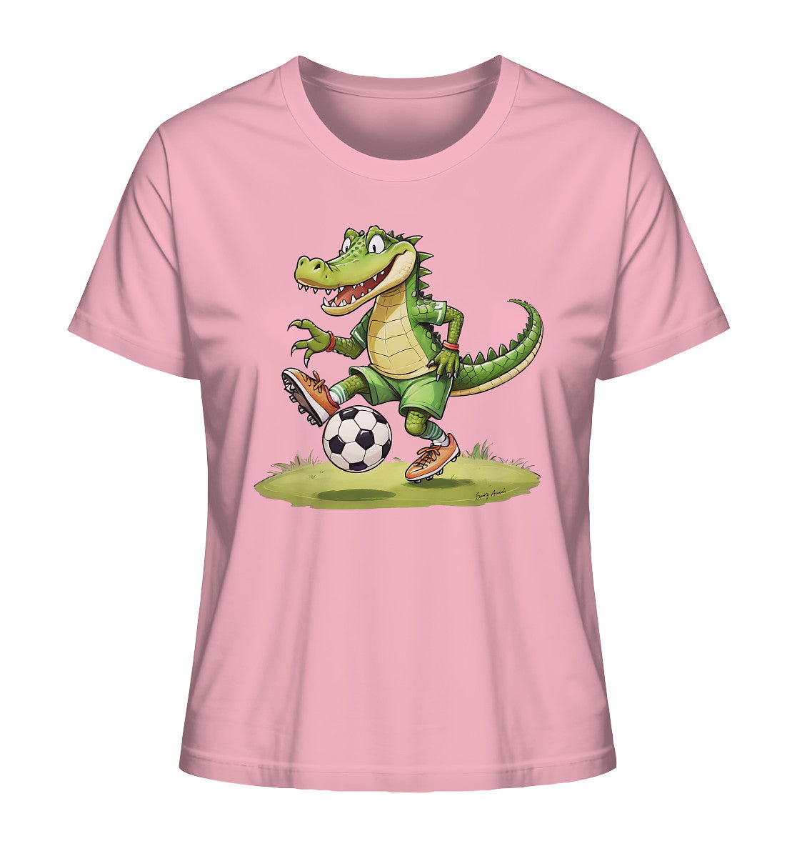 Soccer Crocodile - Ladies Organic Shirt