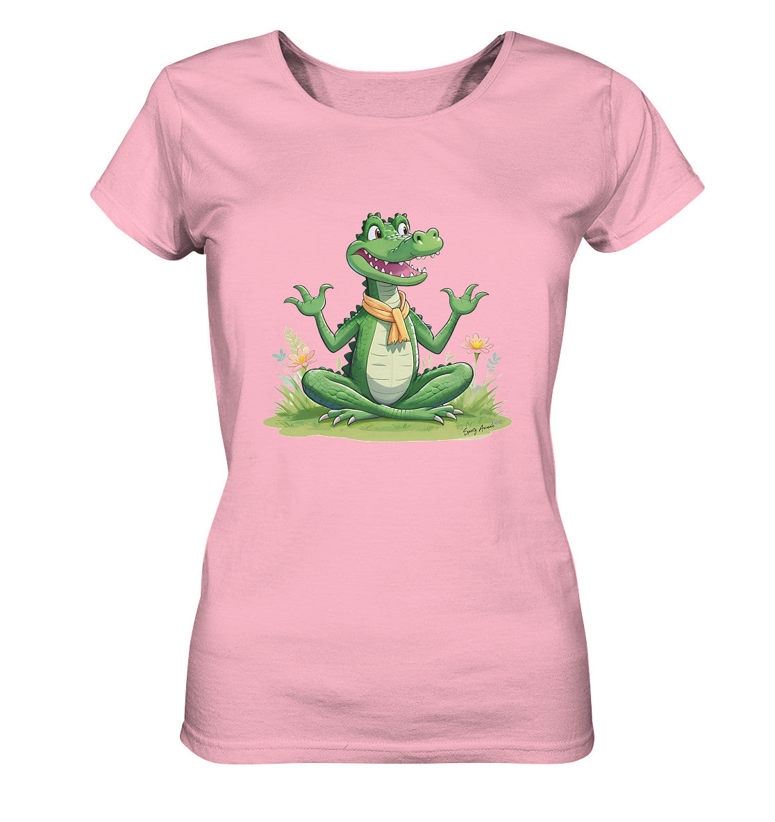 Yoga Crocodile - Ladies Organic Shirt