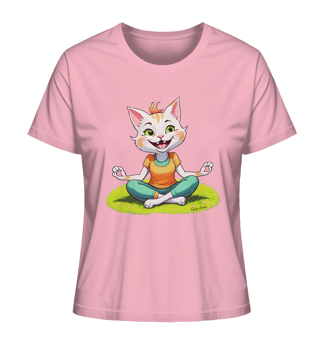 Yoga Cat - Ladies Organic Shirt