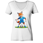 Soccer Fox - Ladies V-Neck Shirt