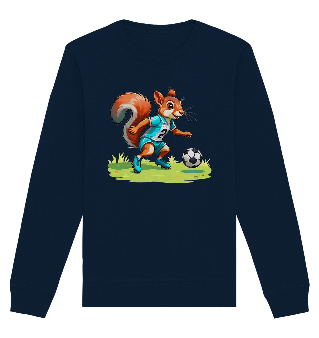 Soccer Squirrel - Organic Basic Unisex Sweatshirt