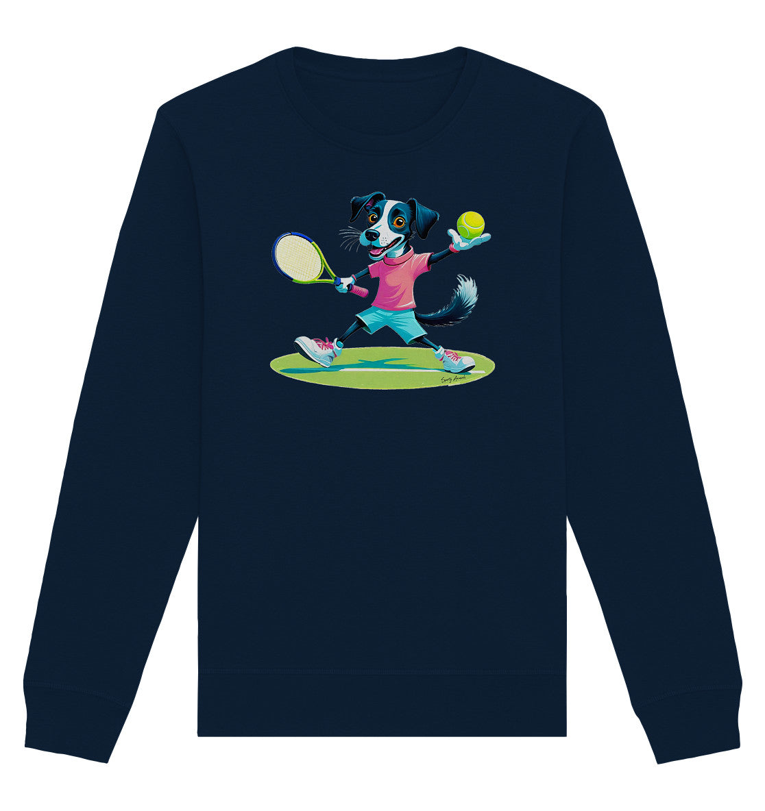 Tennis Dog - Organic Basic Unisex Sweatshirt