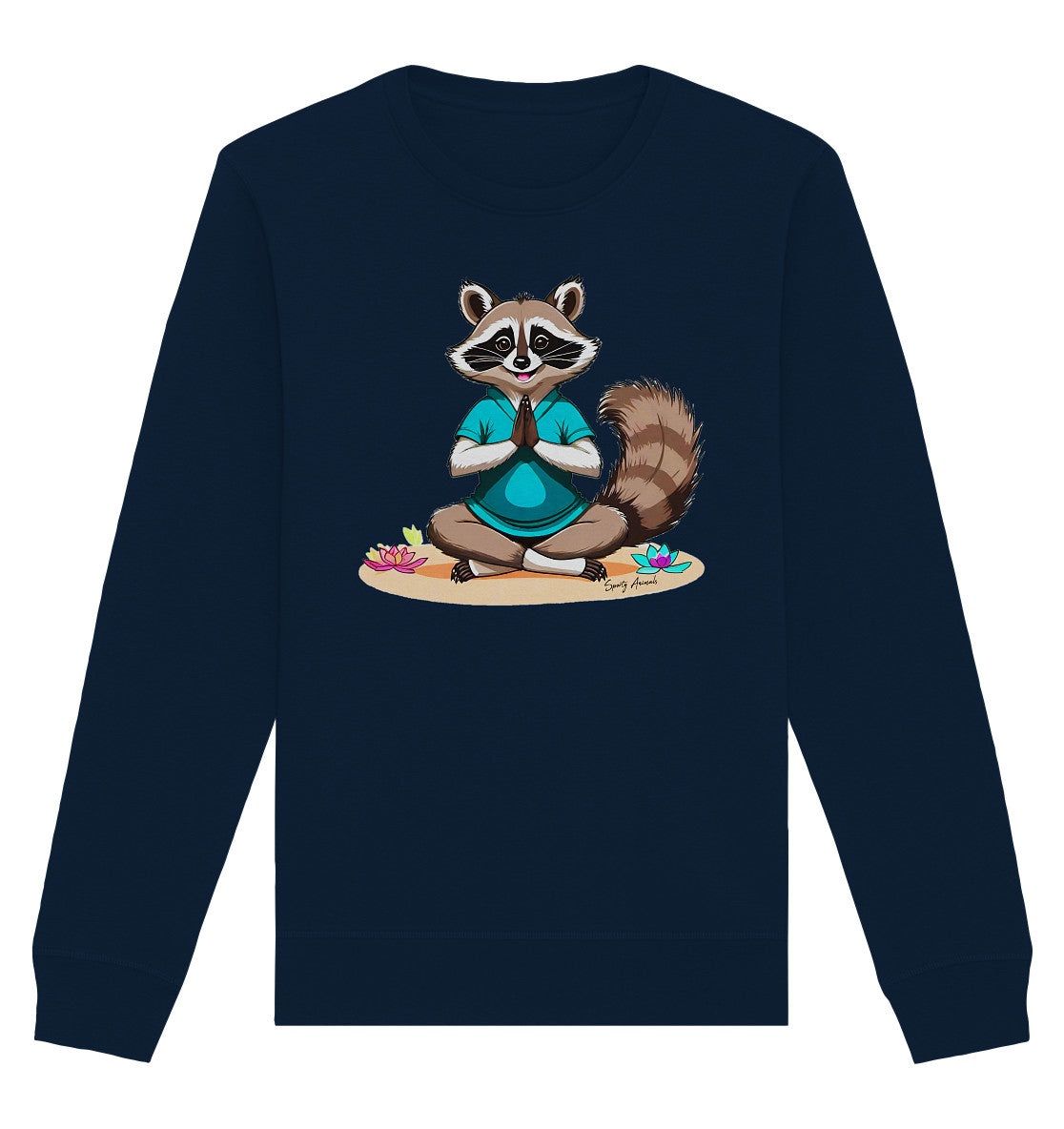 Yoga Raccoon - Organic Basic Unisex Sweatshirt