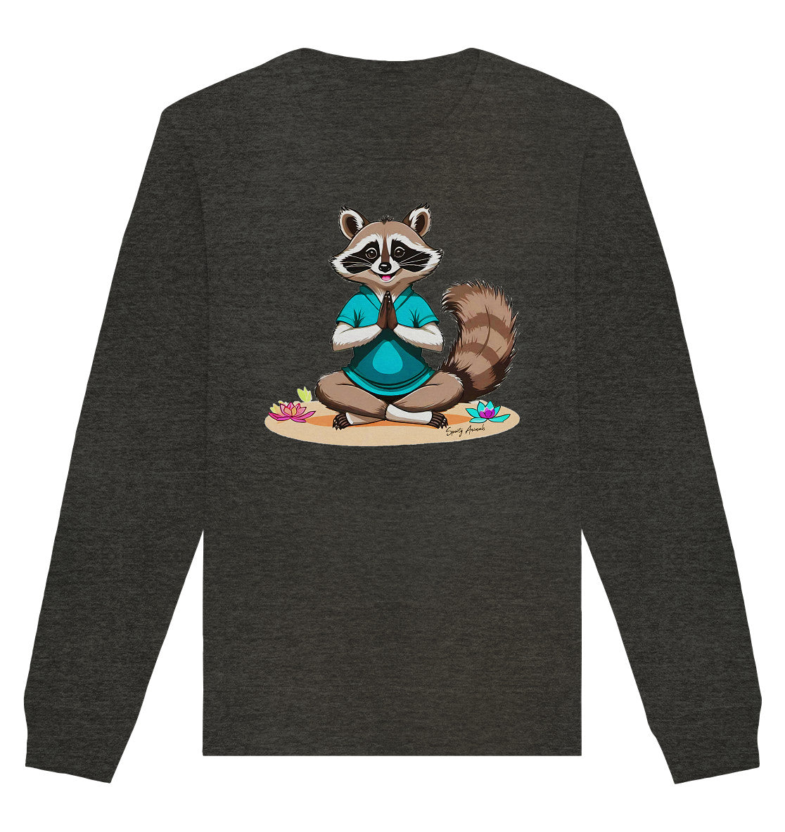 Yoga Raccoon - Organic Basic Unisex Sweatshirt