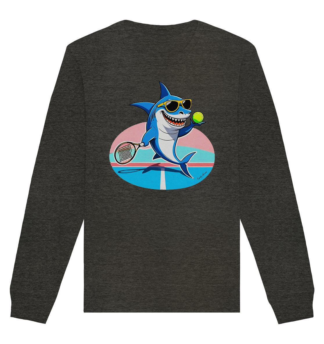 Tennis Shark  - Organic Basic Unisex Sweatshirt