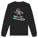 Skateboarding Dog  - Organic Basic Unisex Sweatshirt