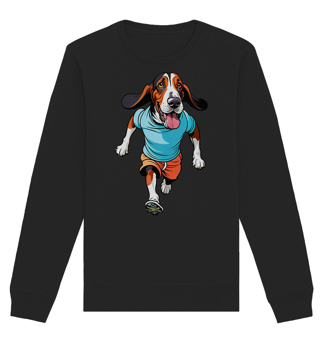 Running Dog   - Organic Basic Unisex Sweatshirt