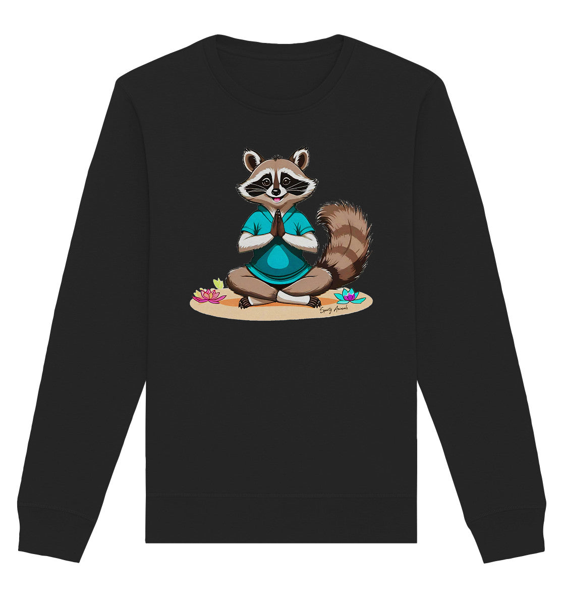 Yoga Raccoon - Organic Basic Unisex Sweatshirt