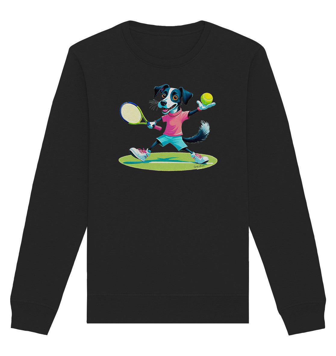 Tennis Dog - Organic Basic Unisex Sweatshirt