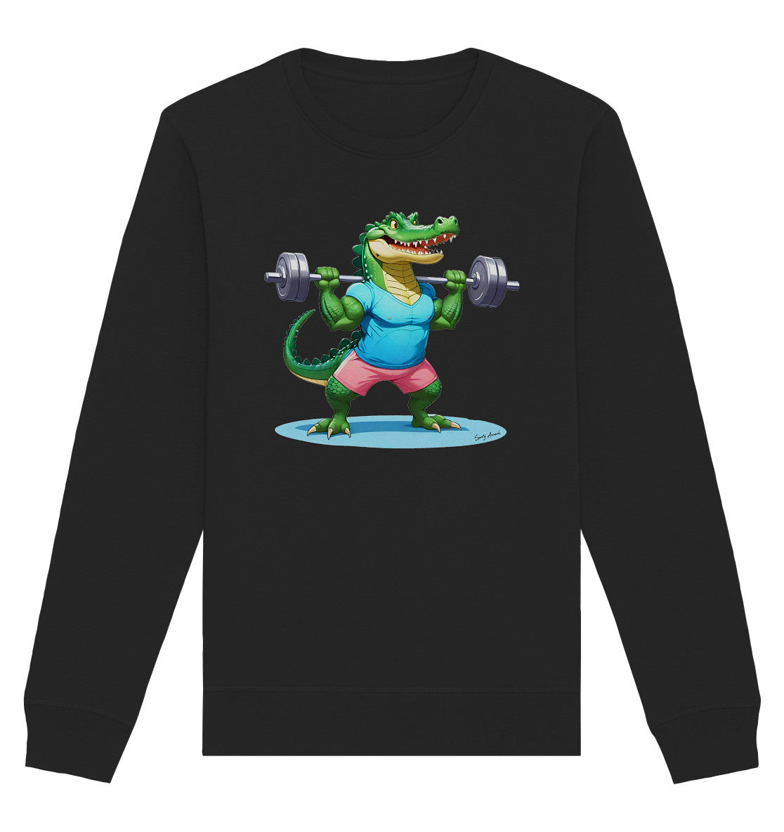 Fitness Crocodile - Organic Basic Unisex Sweatshirt