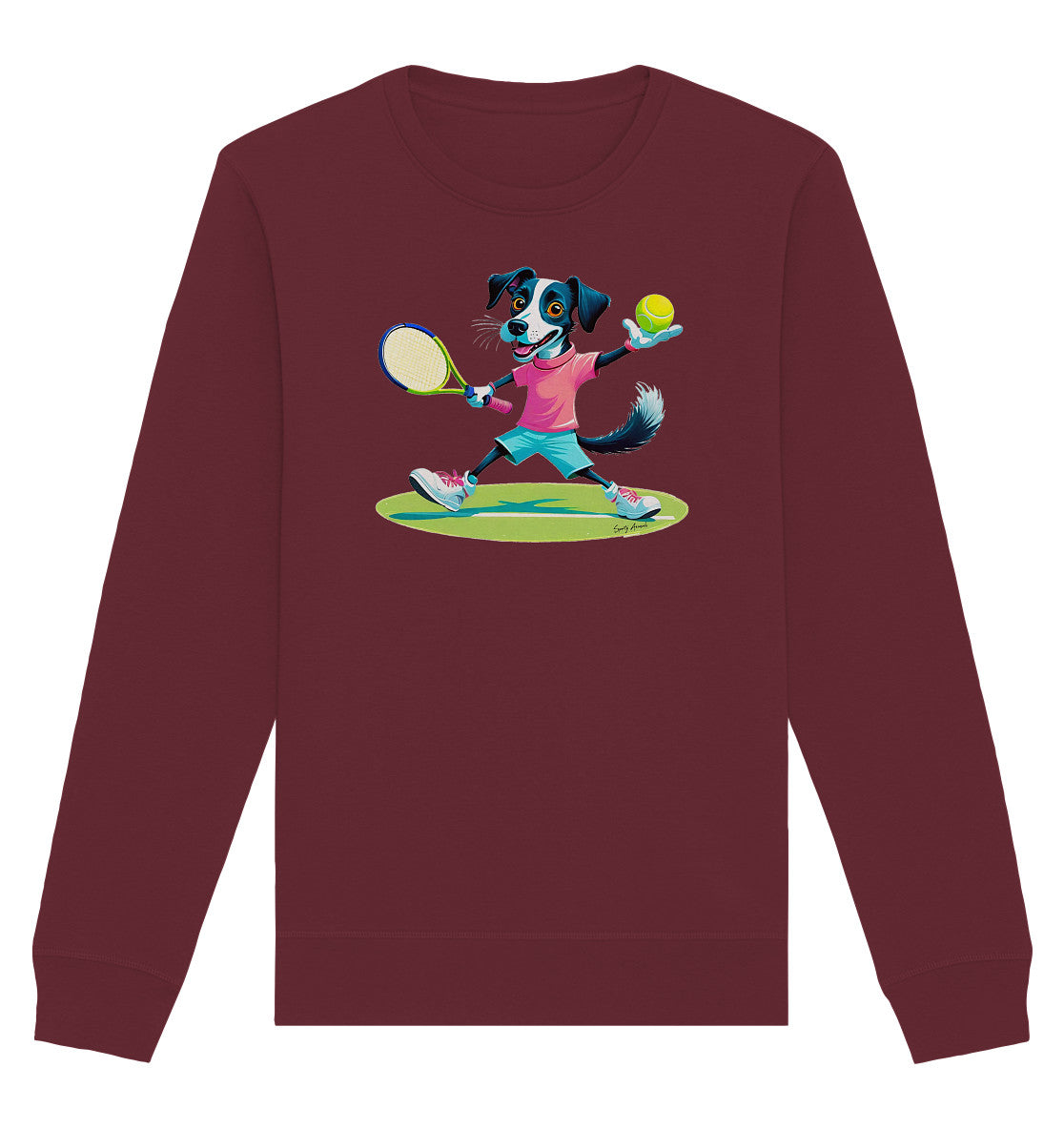 Tennis Dog - Organic Basic Unisex Sweatshirt