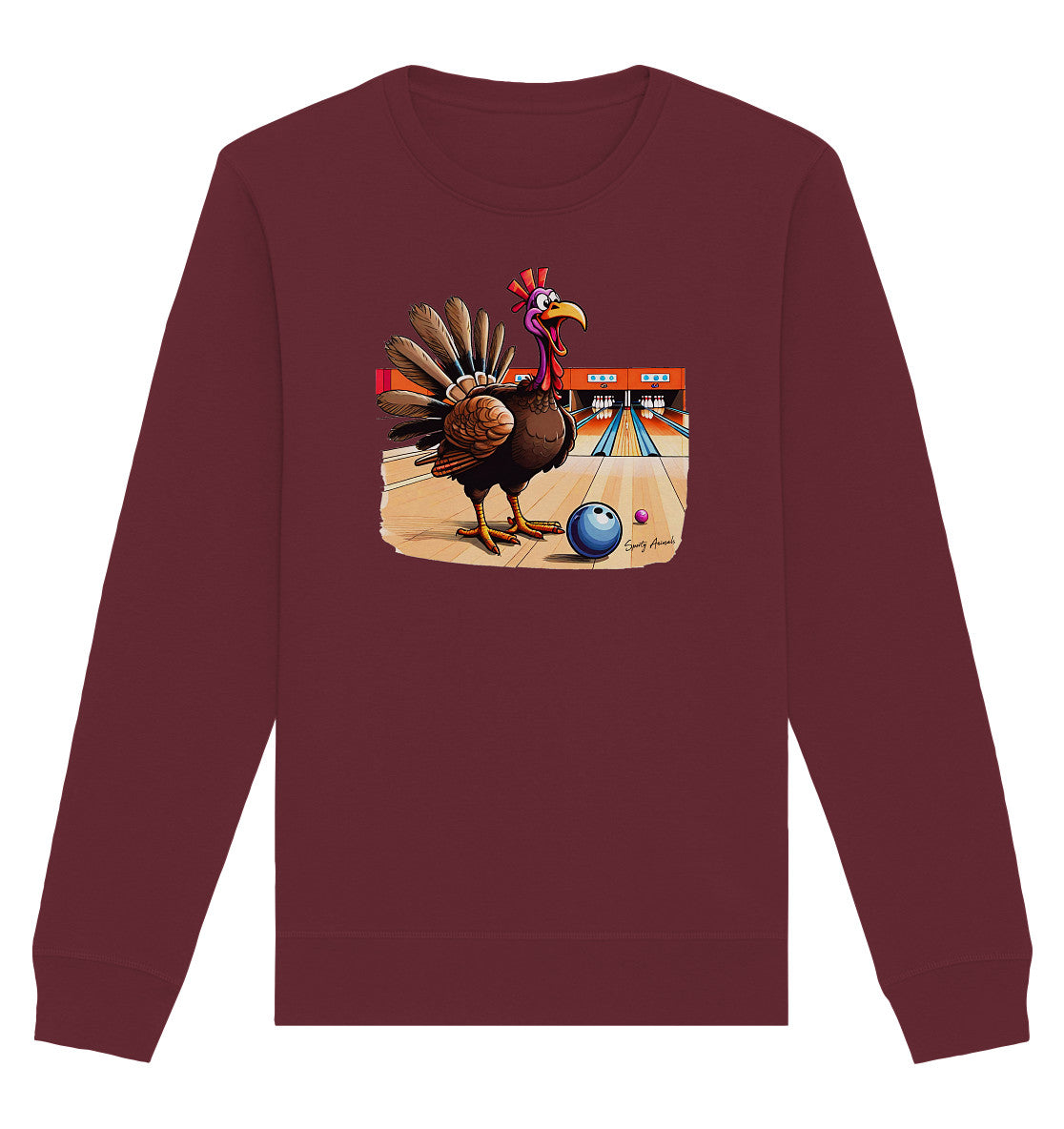 Bowling Turkey - Organic Basic Unisex Sweatshirt