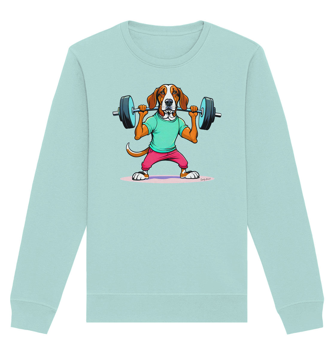 Fitness Dog - Organic Basic Unisex Sweatshirt