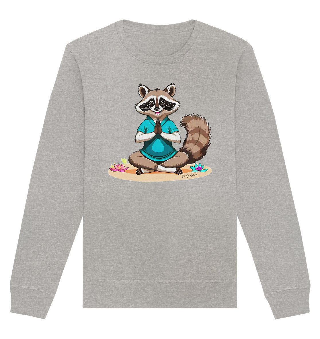 Yoga Raccoon - Organic Basic Unisex Sweatshirt