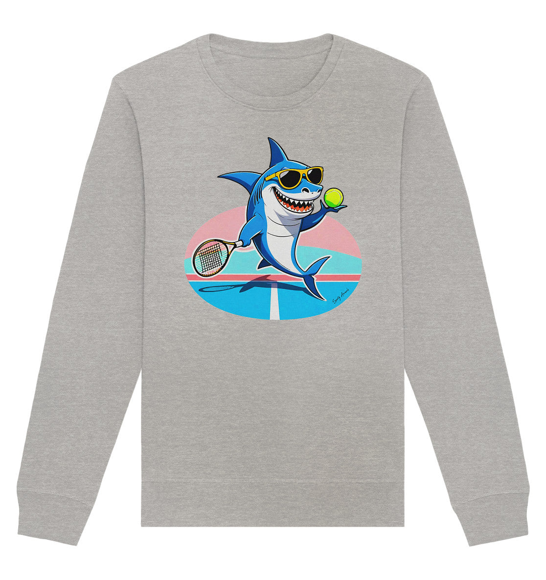 Tennis Shark  - Organic Basic Unisex Sweatshirt