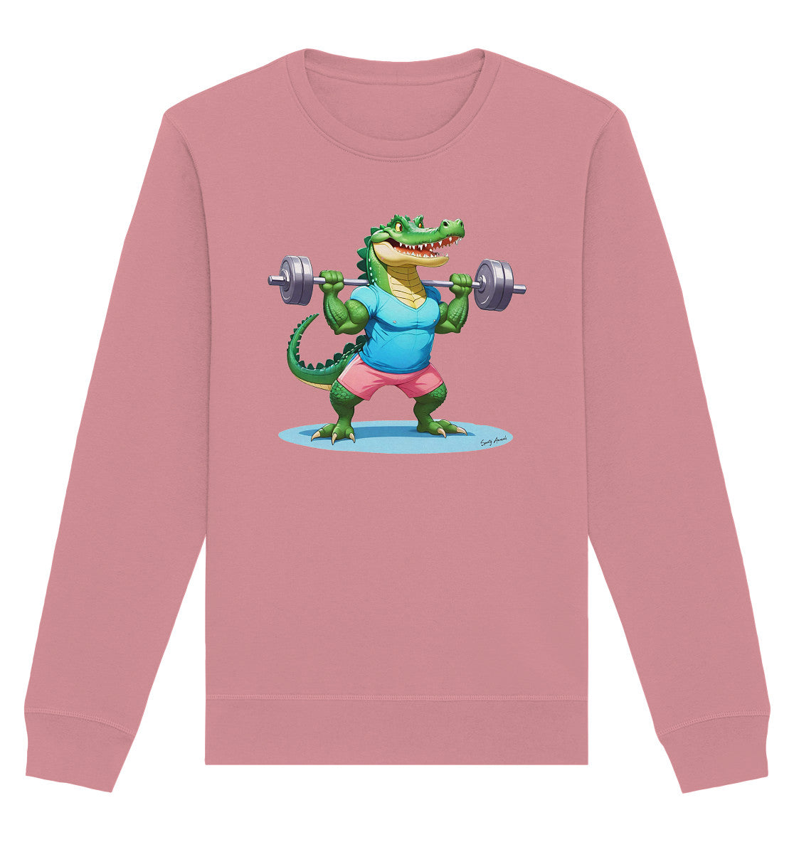 Fitness Crocodile - Organic Basic Unisex Sweatshirt