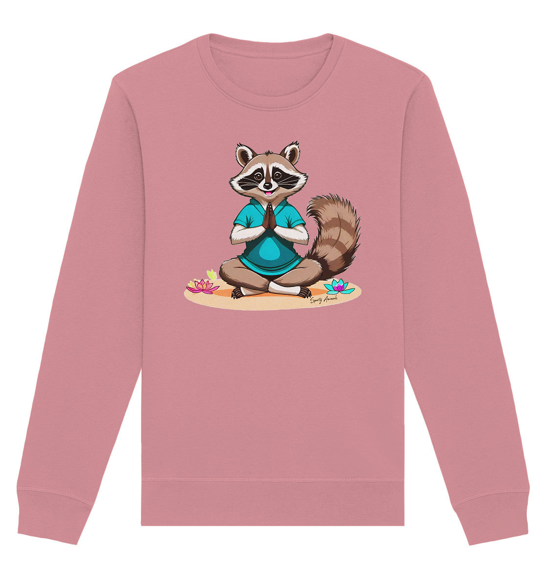 Yoga Raccoon - Organic Basic Unisex Sweatshirt