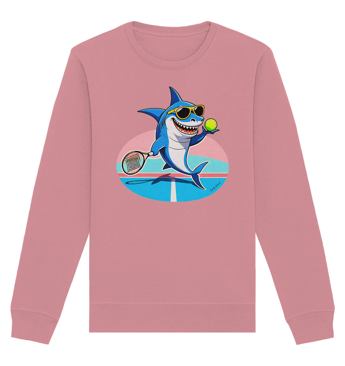 Tennis Shark  - Organic Basic Unisex Sweatshirt