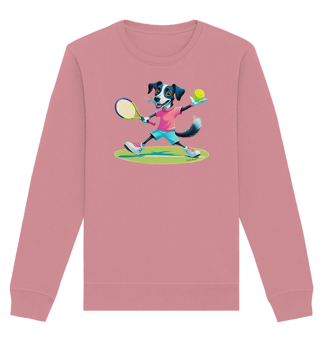 Tennis Dog - Organic Basic Unisex Sweatshirt