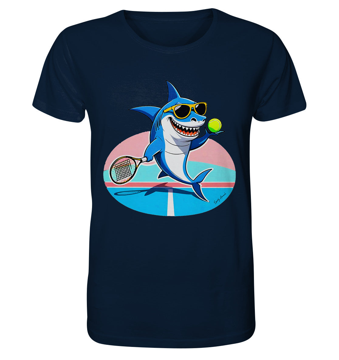 Tennis Shark Unisex  - Organic Shirt