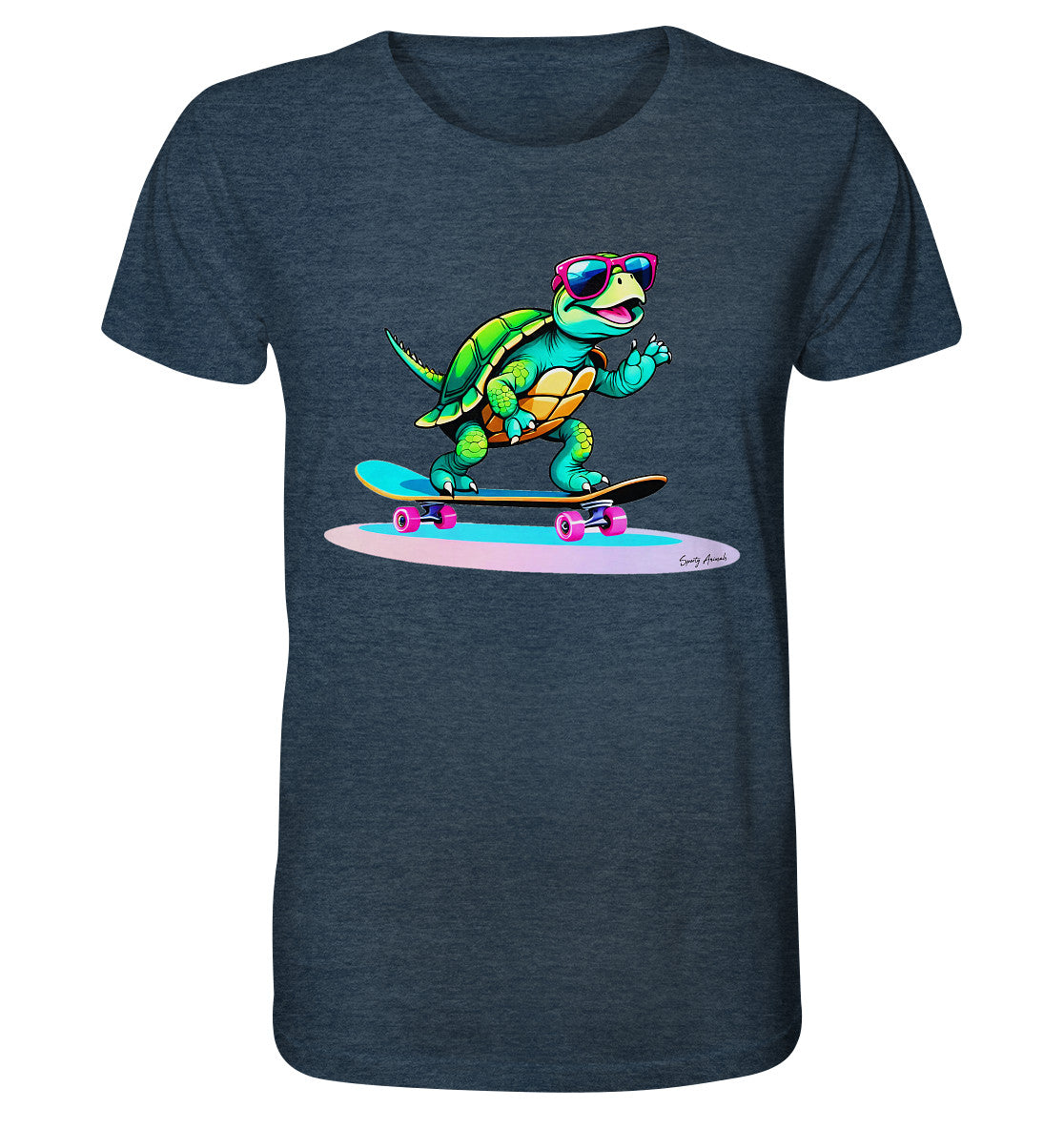 Skateboarding Turtle Unisex - Organic Shirt