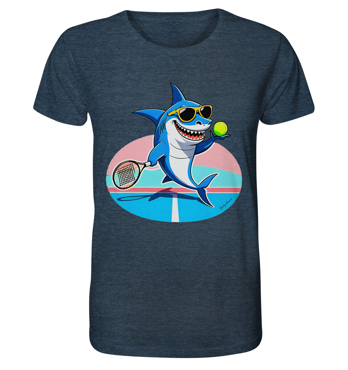 Tennis Shark Unisex  - Organic Shirt