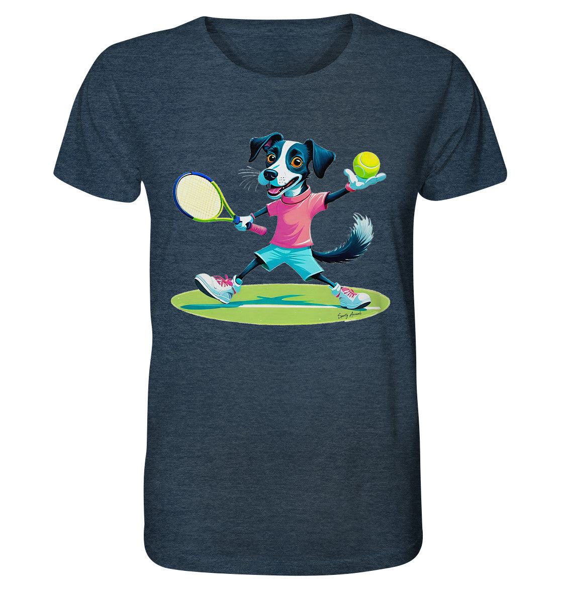 Tennis Dog Unisex  - Organic Shirt