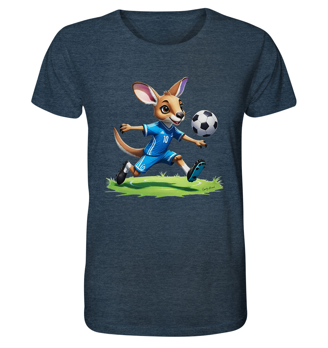 Soccer Kangaroo Unisex - Organic Shirt