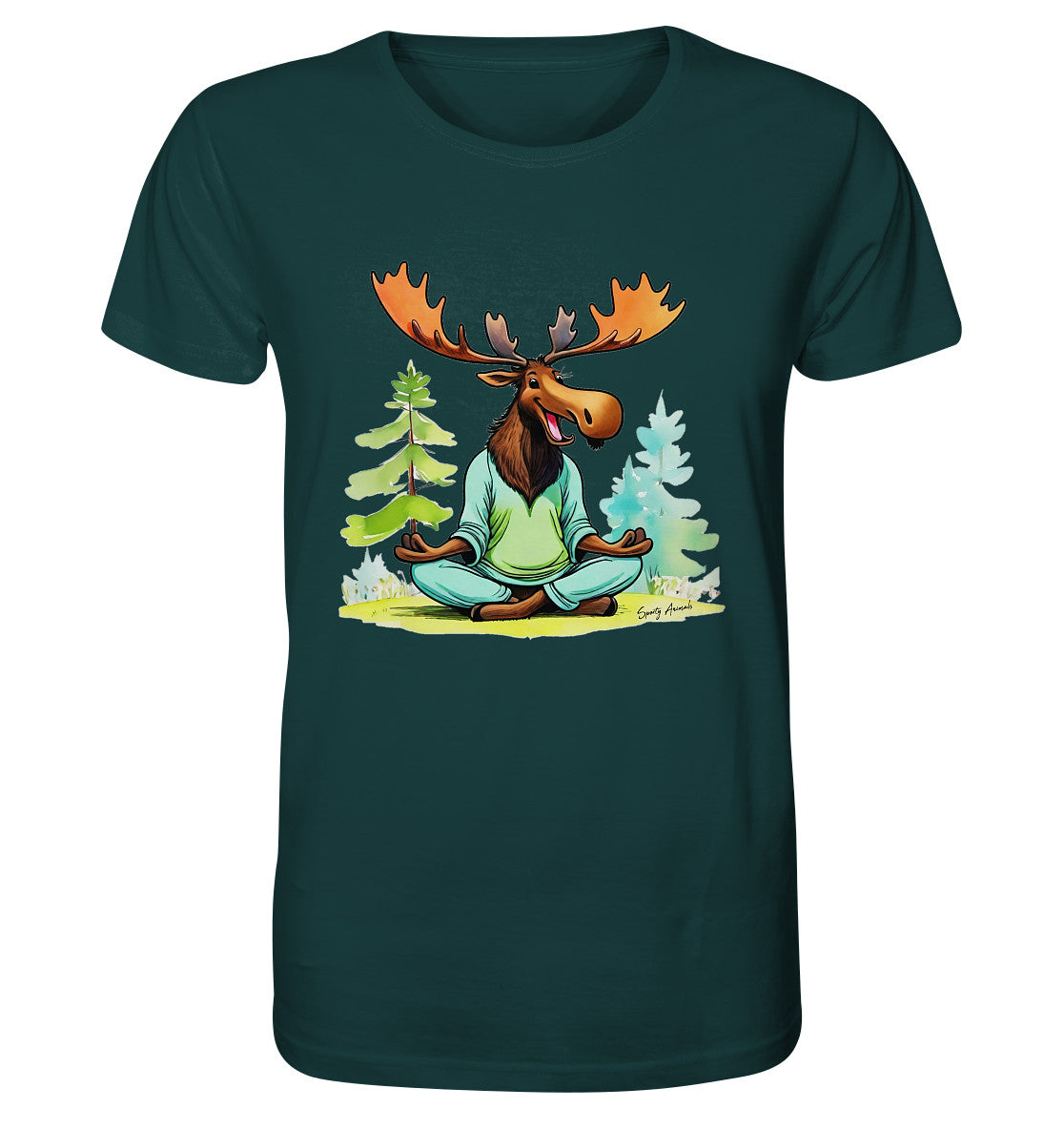 Yoga Elk Unisex - Organic Shirt