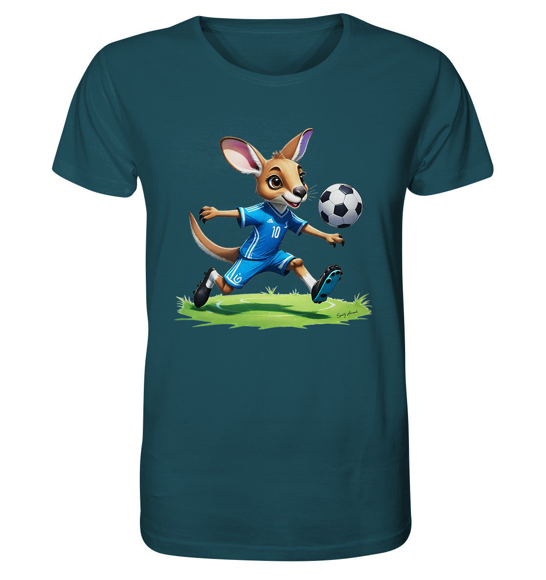 Soccer Kangaroo Unisex - Organic Shirt