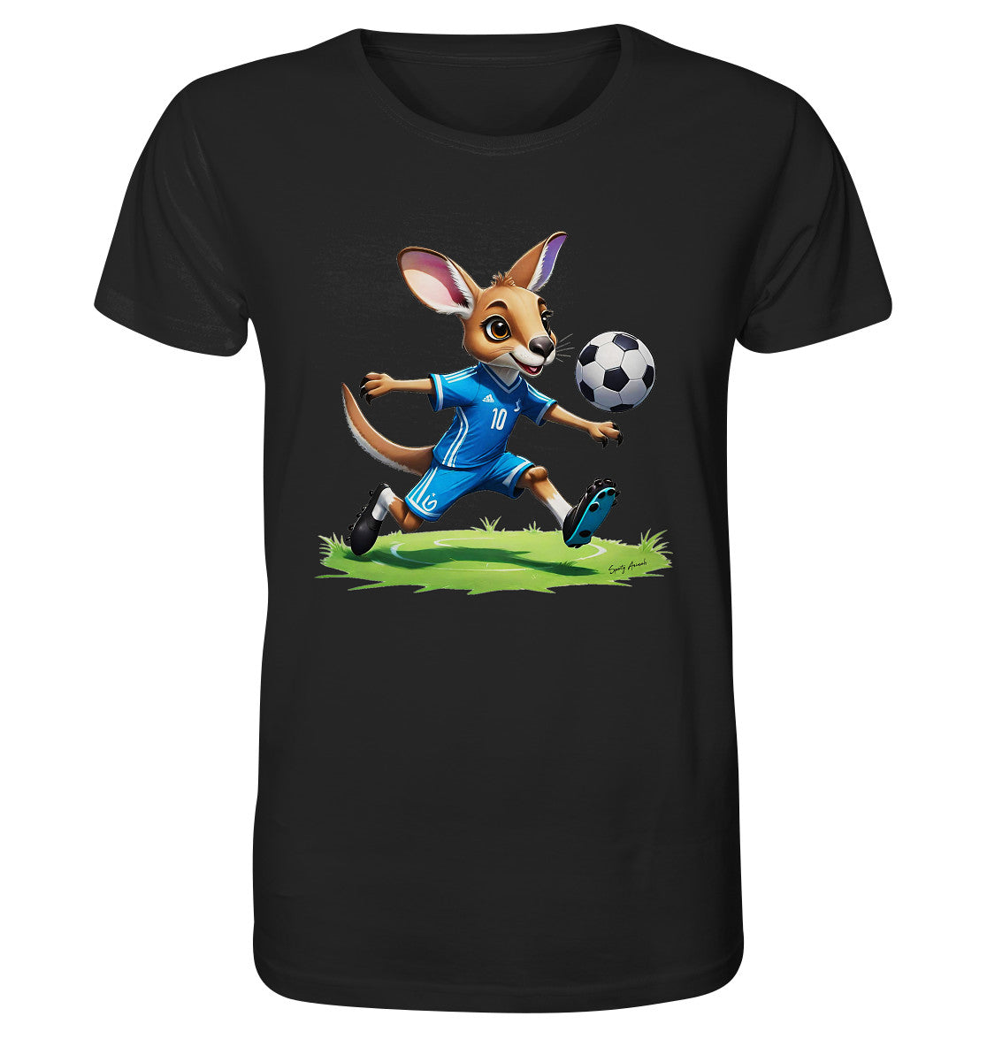 Soccer Kangaroo Unisex - Organic Shirt