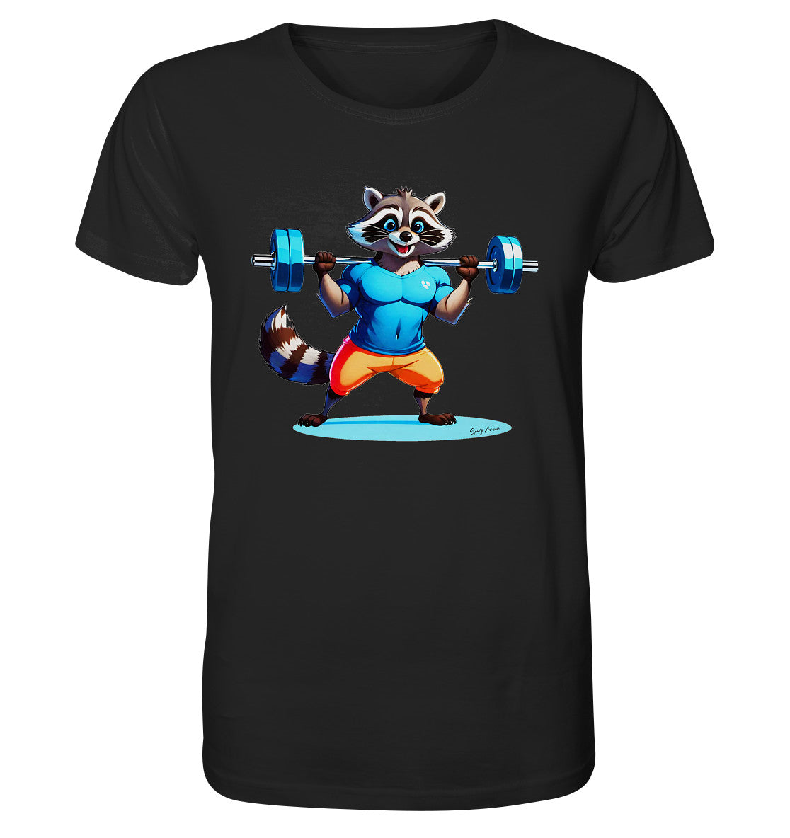 Fitness Raccoon Unisex - Organic Shirt