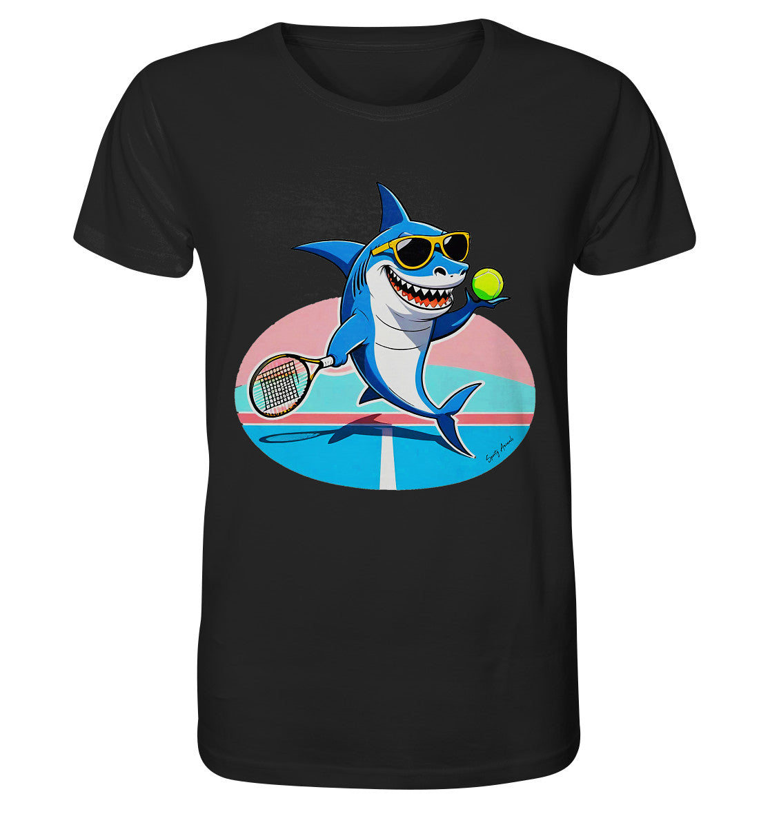 Tennis Shark Unisex  - Organic Shirt