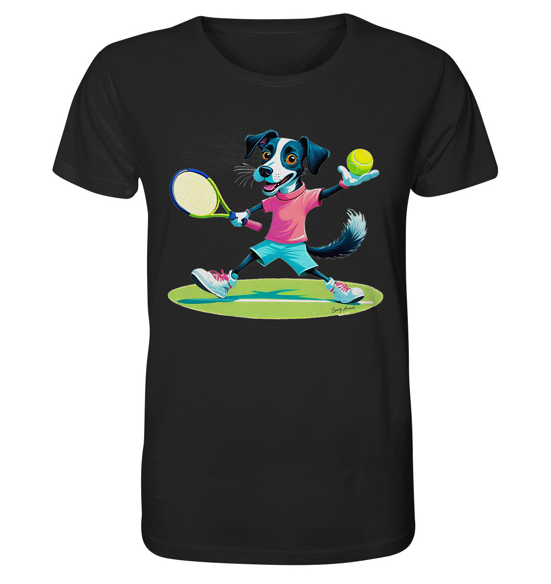 Tennis Dog Unisex  - Organic Shirt