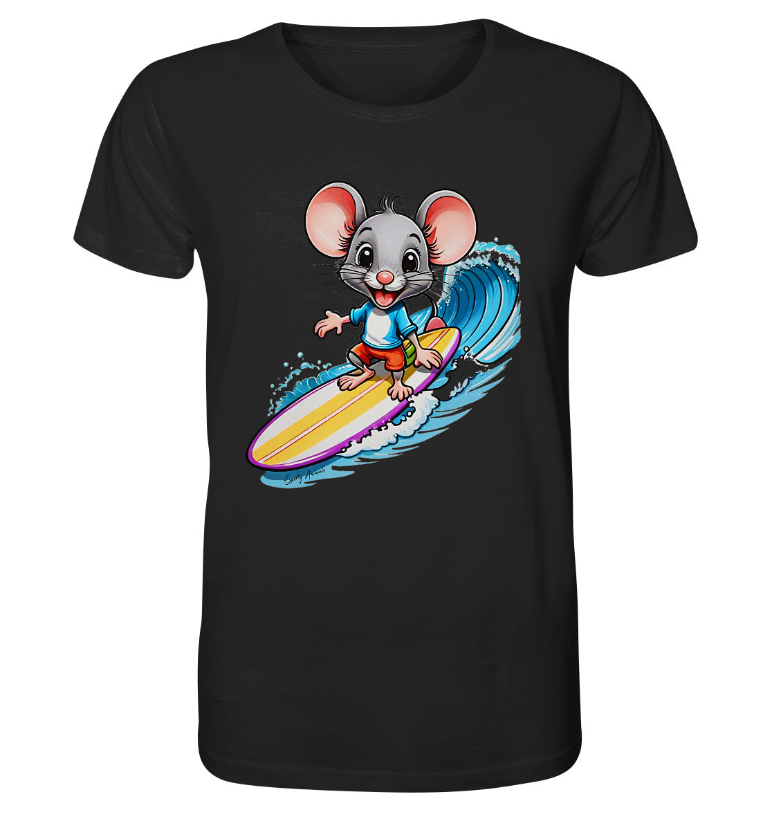 Surfing Mouse Unisex - Organic Shirt